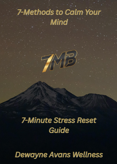 7 Methods to Calm Your Mind - 7-Minute Stress Reset Guide by Dewayne Avans Wellness
